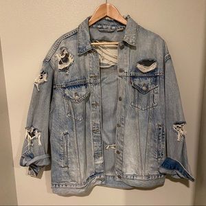 Levi’s distressed denim jacket